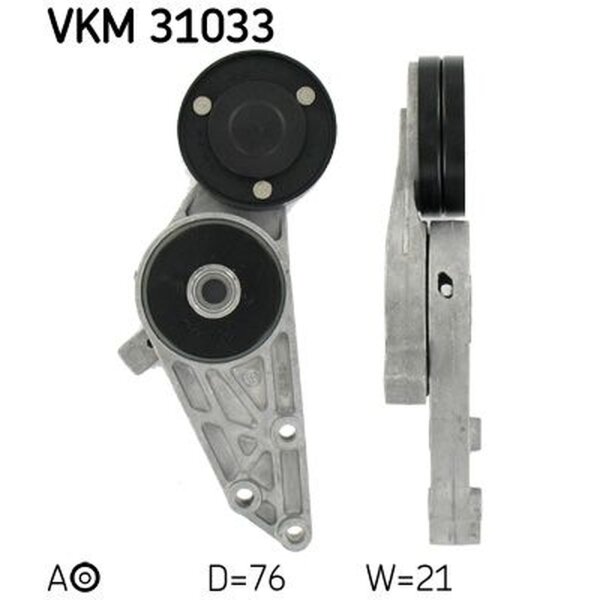 SKF VKM 31033 Riemenspanner, Keilrippenriemen