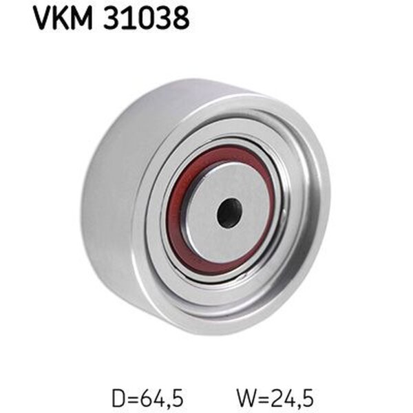 SKF VKM 31038 Umlenk-/Führungsrolle, Keilrippenriemen