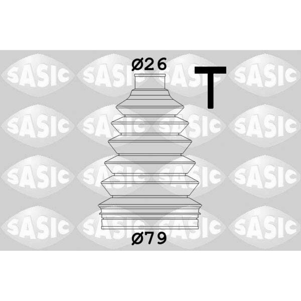 SASIC 4003460 Faltenbalgsatz, Antriebswelle