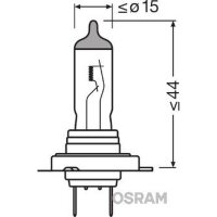 ams-OSRAM 64215 Glühlampe, Fernscheinwerfer
