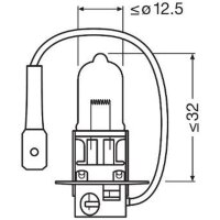 ams-OSRAM 64151 Glühlampe, Fernscheinwerfer