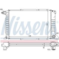 NISSENS 62080A Kühler, Motorkühlung
