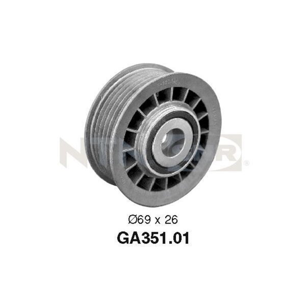 SNR GA351.01 Umlenk-/Führungsrolle, Keilrippenriemen