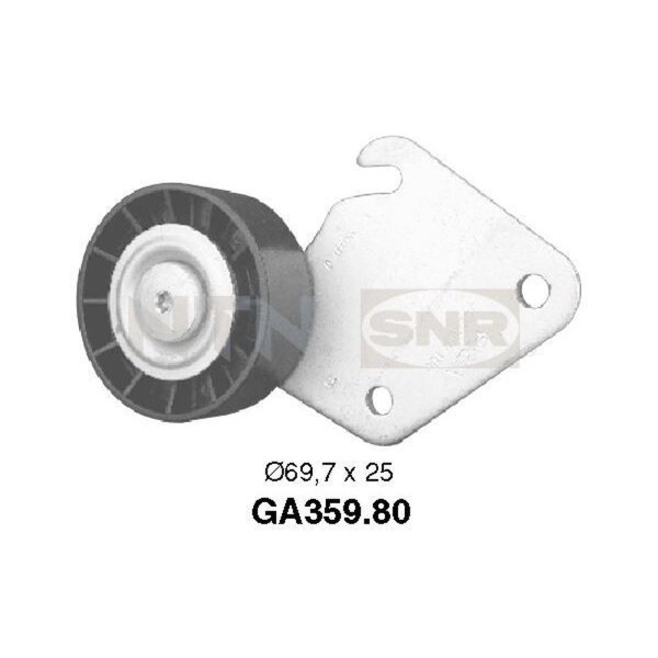 SNR GA359.80 Umlenk-/Führungsrolle, Keilrippenriemen
