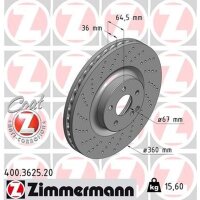 ZIMMERMANN 400.3625.20 Bremsscheibe