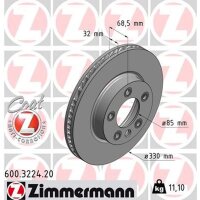 ZIMMERMANN 600.3224.20 Bremsscheibe