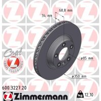 ZIMMERMANN 600.3227.20 Bremsscheibe