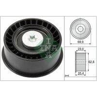 Schaeffler INA 532 0033 10 Umlenk-/Führungsrolle,...