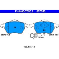 ATE 13.0460-7050.2 Bremsbelagsatz, Scheibenbremse