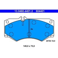 ATE 13.0460-4401.2 Bremsbelagsatz, Scheibenbremse