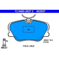 ATE 13.0460-2927.2 Bremsbelagsatz, Scheibenbremse