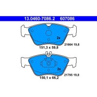 ATE 13.0460-7086.2 Bremsbelagsatz, Scheibenbremse