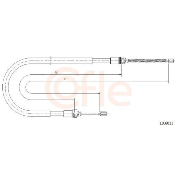 COFLE 10.6033 Seilzug, Feststellbremse
