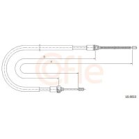COFLE 10.6033 Seilzug, Feststellbremse