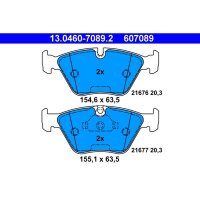 ATE 13.0460-7089.2 Bremsbelagsatz, Scheibenbremse