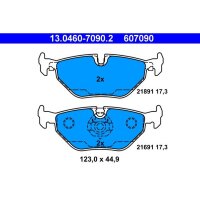 ATE 13.0460-7090.2 Bremsbelagsatz, Scheibenbremse