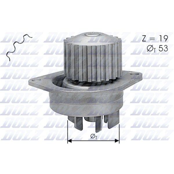 DOLZ C113 Wasserpumpe, Motorkühlung