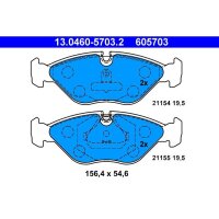 ATE 13.0460-5703.2 Bremsbelagsatz, Scheibenbremse