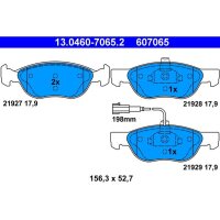 ATE 13.0460-7065.2 Bremsbelagsatz, Scheibenbremse