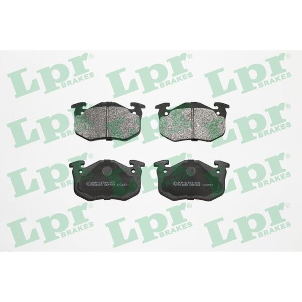 LPR 05P484 Bremsbelagsatz, Scheibenbremse