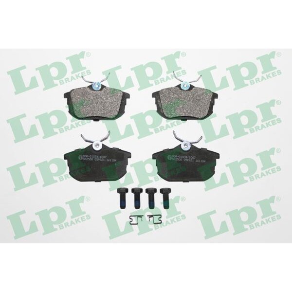 LPR 05P621 Bremsbelagsatz, Scheibenbremse