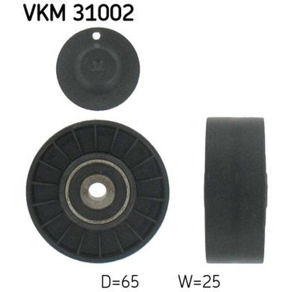 SKF VKM 31002 Umlenk-/Führungsrolle, Keilrippenriemen