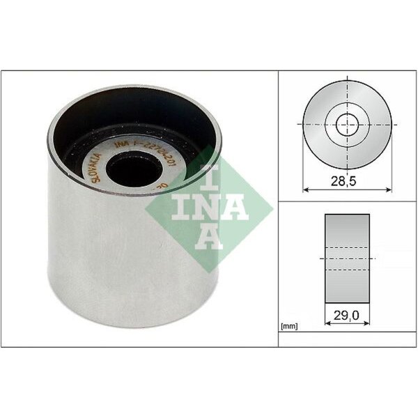 Schaeffler INA 532 0161 10 Umlenk-/Führungsrolle, Zahnriemen