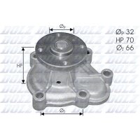 DOLZ O130 Wasserpumpe, Motorkühlung