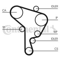 CONTINENTAL CTAM CT946 Zahnriemen