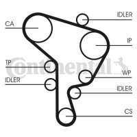 CONTINENTAL CTAM CT946 Zahnriemen