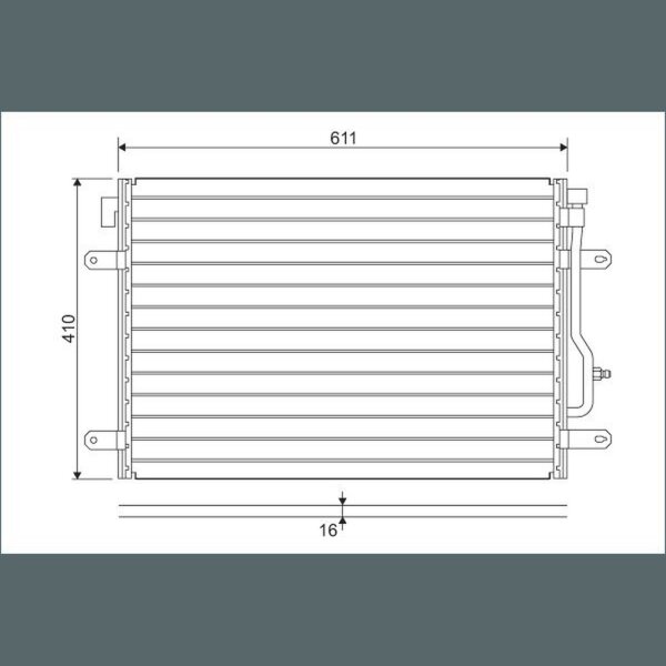 VALEO 817741 Kondensator, Klimaanlage