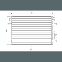 VALEO 817741 Kondensator, Klimaanlage