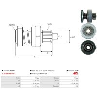 AS-PL SD0074 Freilaufgetriebe, Starter