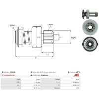 AS-PL SD0066 Freilaufgetriebe, Starter