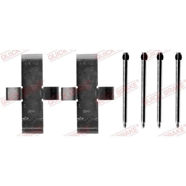 QUICK BRAKE 109-0945 Zubehörsatz, Scheibenbremsbelag