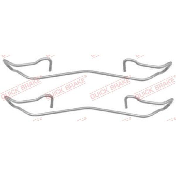 QUICK BRAKE 109-1187 Zubehörsatz, Scheibenbremsbelag