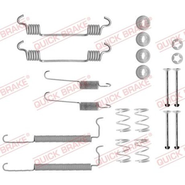 QUICK BRAKE 105-0710 Zubehörsatz, Bremsbacken