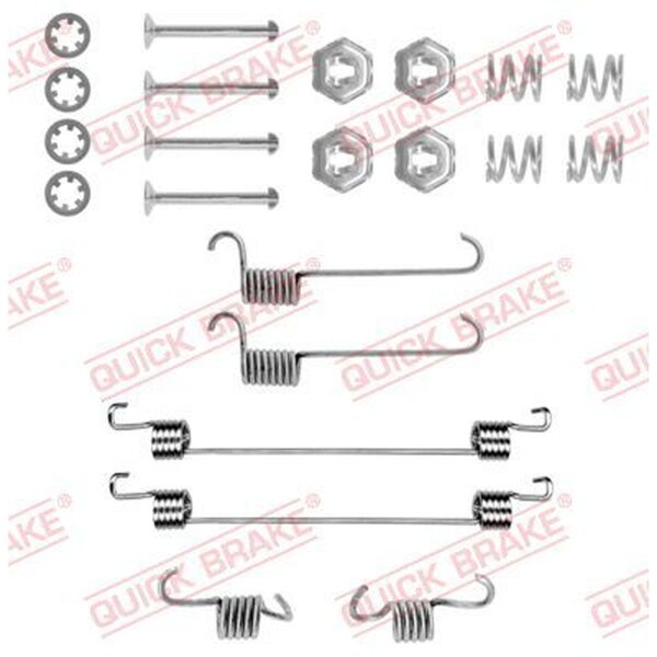 QUICK BRAKE 105-0650 Zubehörsatz, Bremsbacken