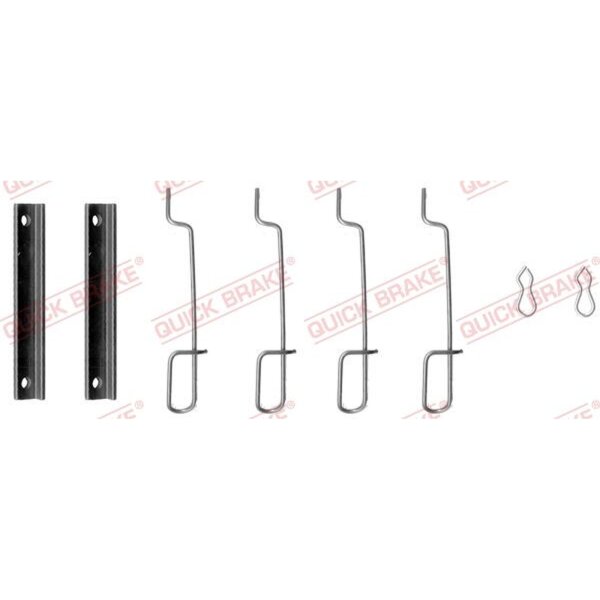 QUICK BRAKE 109-0992 Zubehörsatz, Scheibenbremsbelag