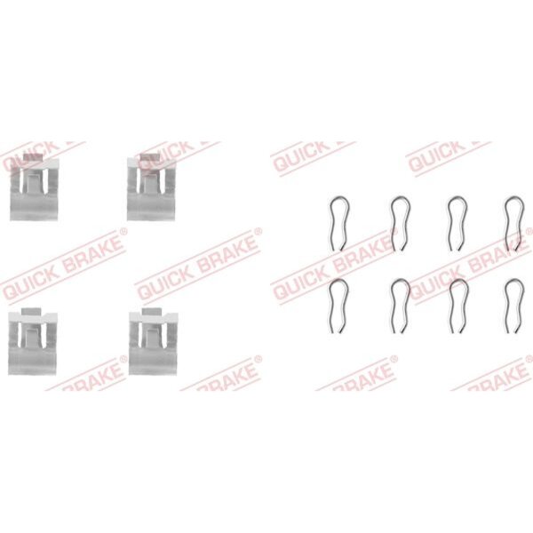 QUICK BRAKE 109-1055 Zubehörsatz, Scheibenbremsbelag