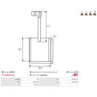 AS-PL BSX151 Kohlebürste, Starter