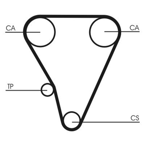 CONTINENTAL CTAM CT555 Zahnriemen