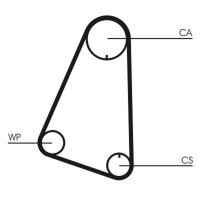 CONTINENTAL CTAM CT633 Zahnriemen