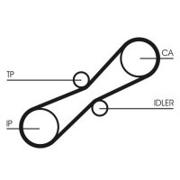 CONTINENTAL CTAM CT791 Zahnriemen