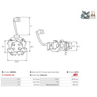 AS-PL SBH0004 Halter, Kohlebürsten