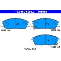 ATE 13.0460-5955.2 Bremsbelagsatz, Scheibenbremse
