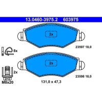 ATE 13.0460-3975.2 Bremsbelagsatz, Scheibenbremse