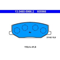 ATE 13.0460-5966.2 Bremsbelagsatz, Scheibenbremse