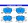 ATE 13.0460-7116.2 Bremsbelagsatz, Scheibenbremse