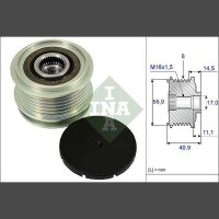 Schaeffler INA 535 0012 10 Generatorfreilauf